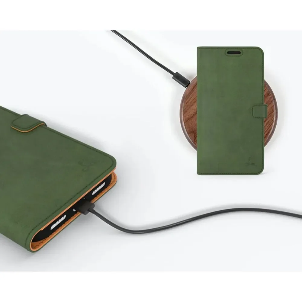 NEW EUROPEAN Leather Crafted Samsung Galaxy S21 Wallet/phone Case